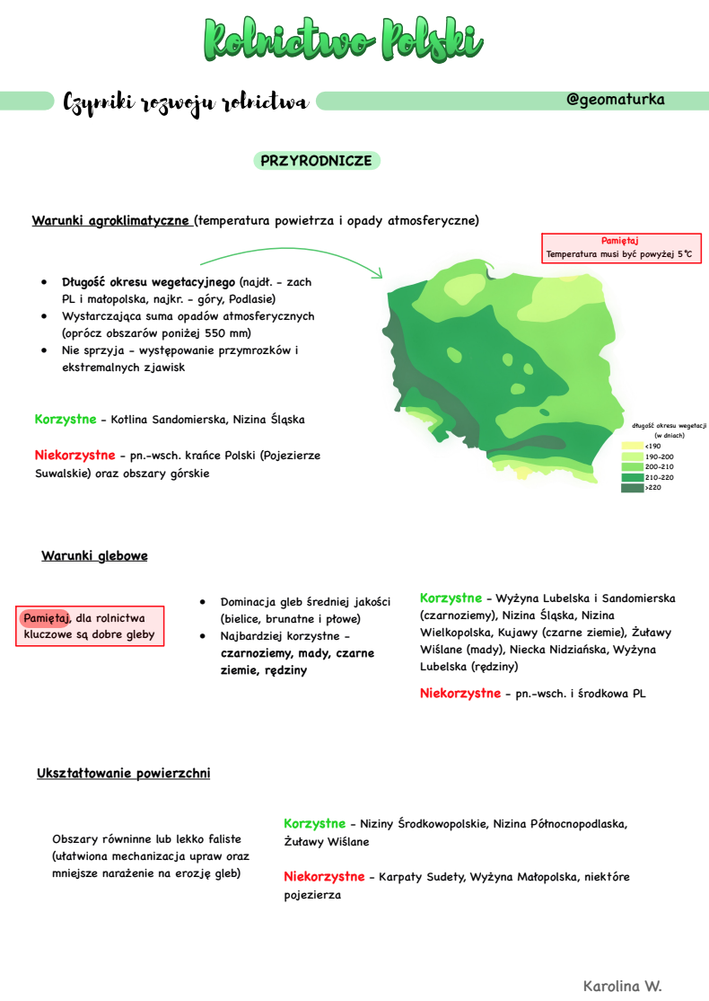 Materiały do matury rozszerzonej z geografii